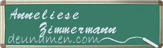 Anneliese Zimmermann Visitenkarte